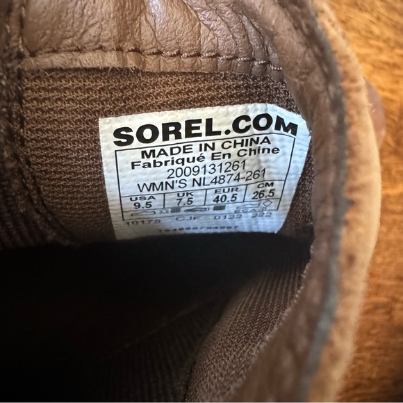 Sorel Hi-Line™ Heel Chelsea Brown Umber Boots Size 9.5 Women’s - Picture 6 of 8